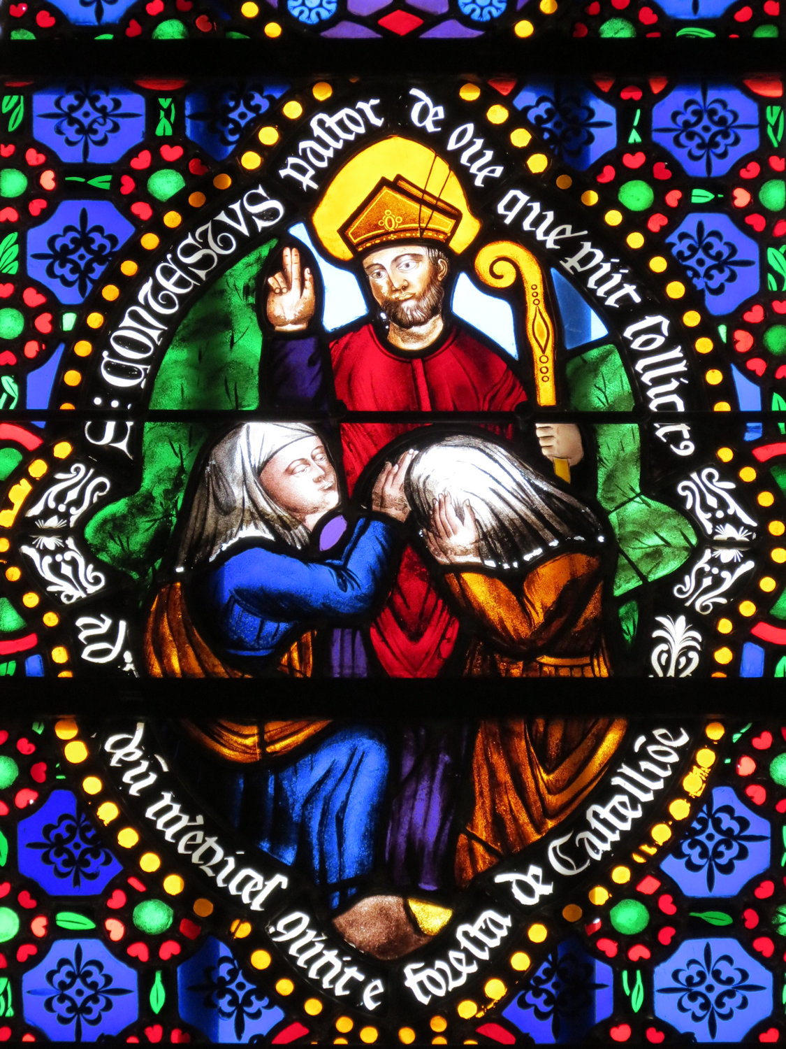 Duval und Panchet Bellerose: Glasfenster, 1839, in der Kathedrale in Bayeux